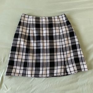 Plaid Mini Skirt
